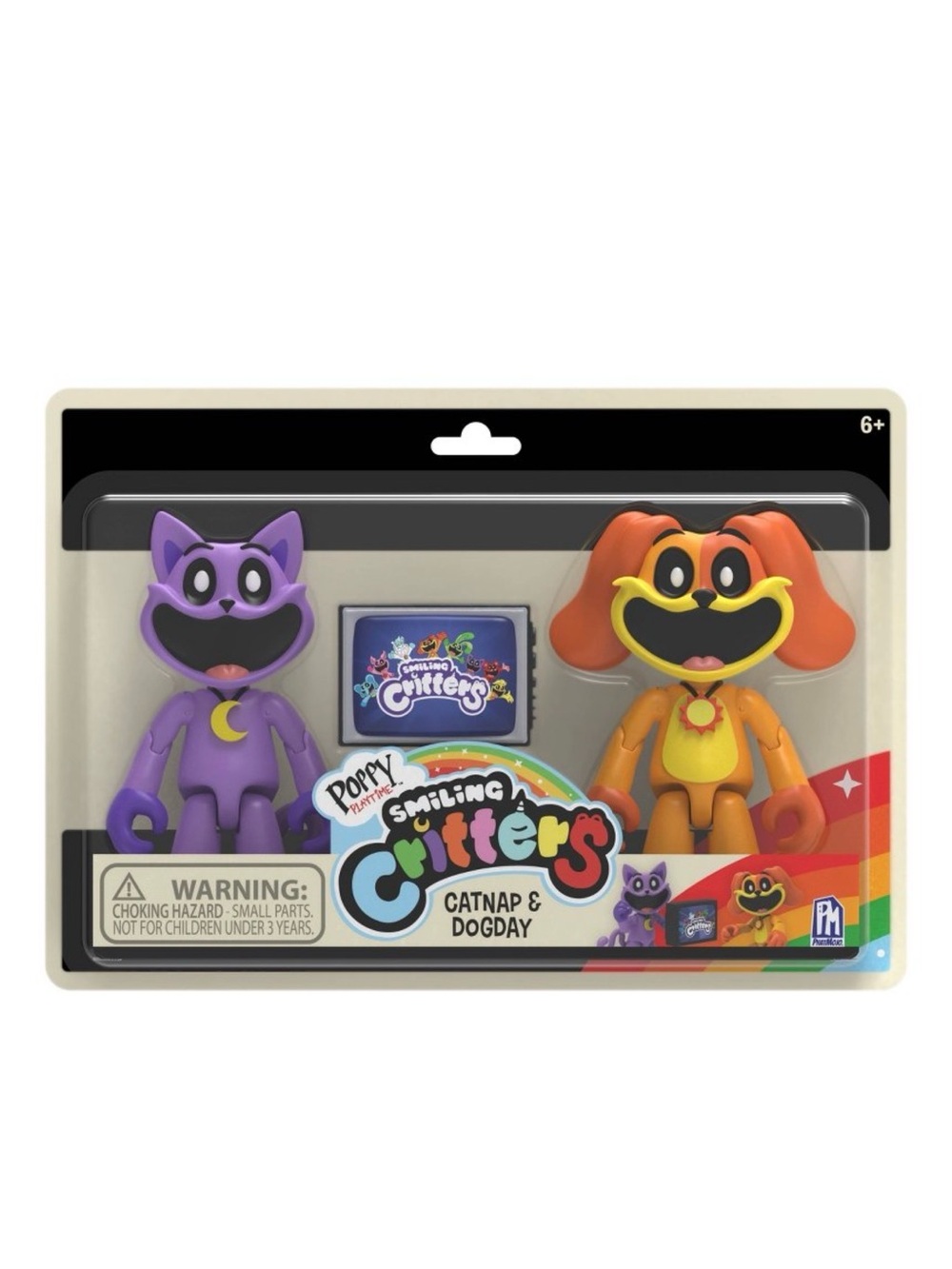 Smiling Critters Catnap & Dogday 2-Figure Pack - Purple & Orange